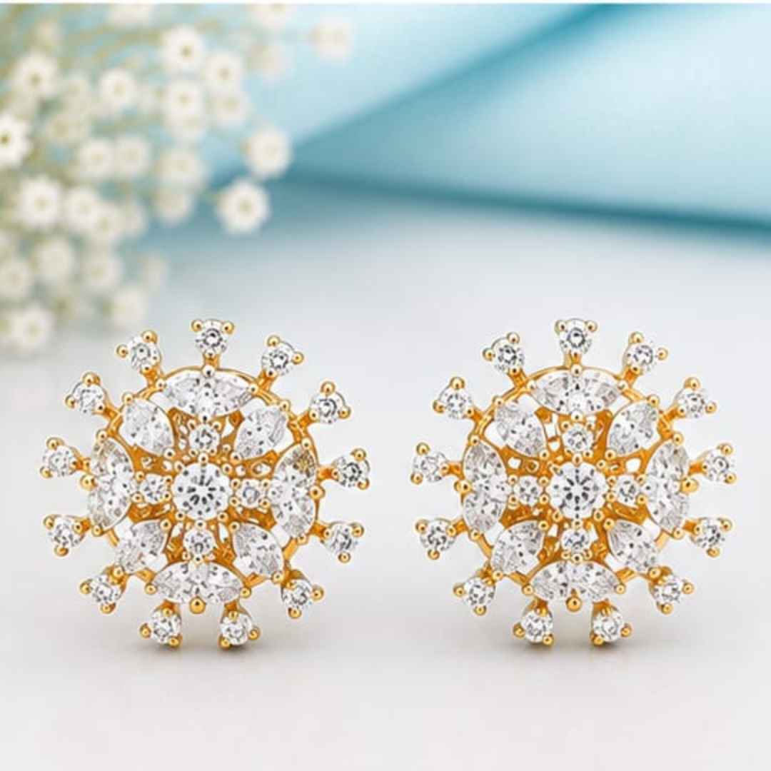 Marquise Pear Round Lab Grown Diamond Earrings