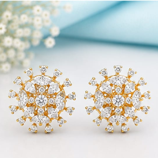 Marquise Pear Round Lab Grown Diamond Earrings