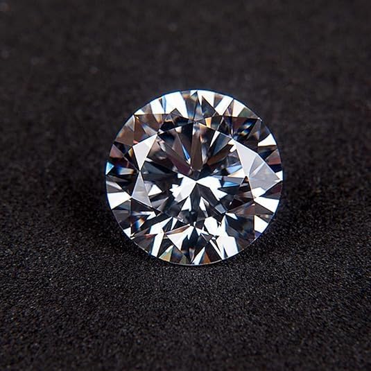 GRA Moissanite 9.50 MM 3.50 Carat D Color VVS1 Clarity Round Shape Excellent Cut