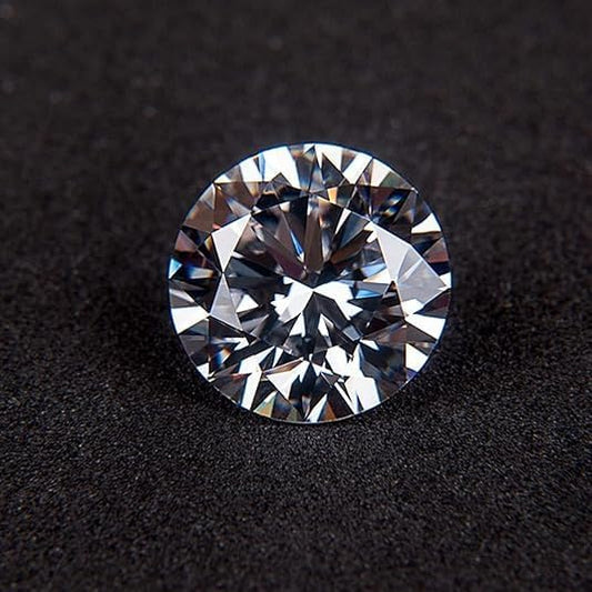 GRA Moissanite 9.50 MM 3.50 Carat D Color VVS1 Clarity Round Shape Excellent Cut