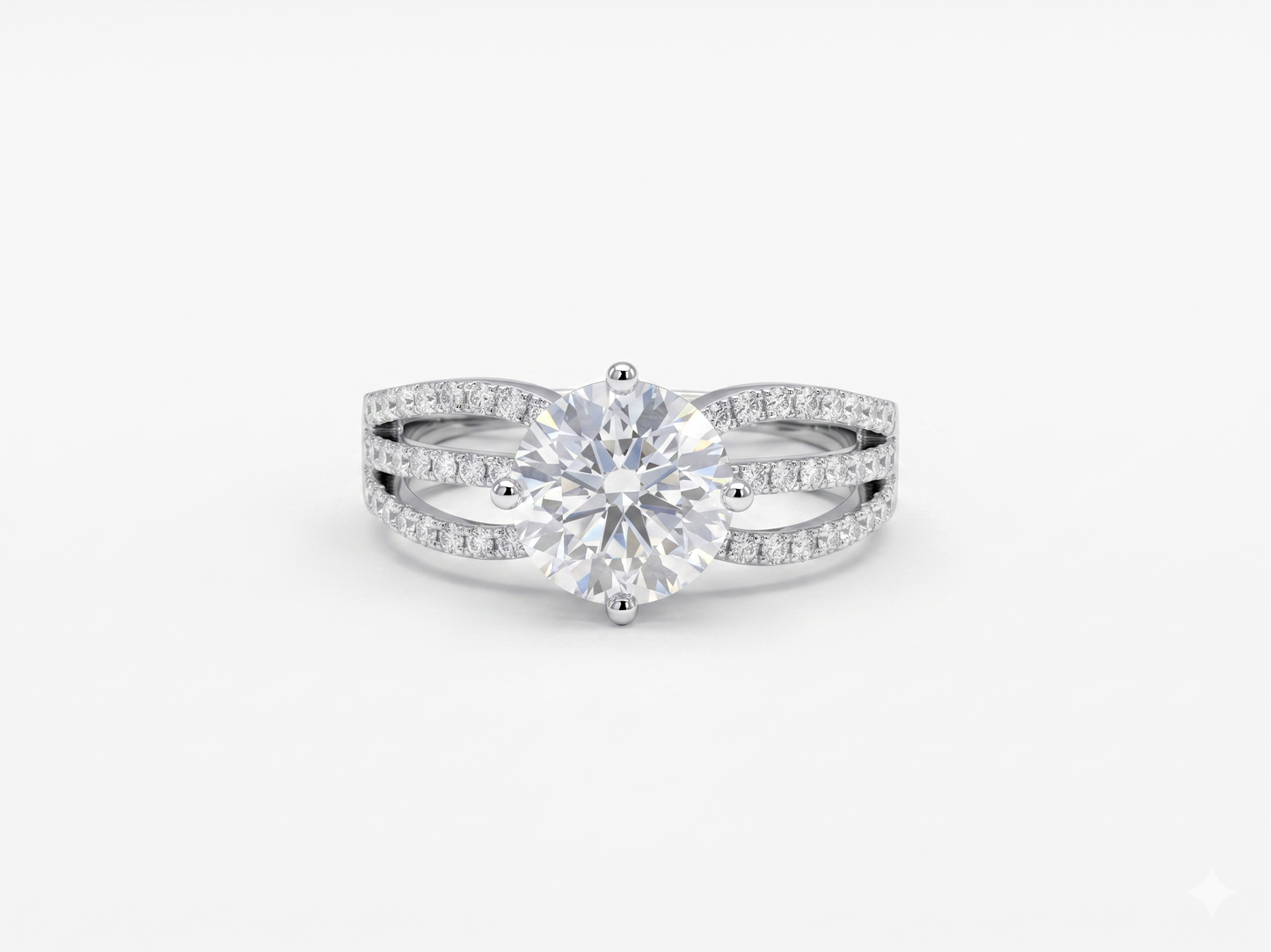 GRA Moissanite Round Shape Vintage Filigree Ring B – GRARG011