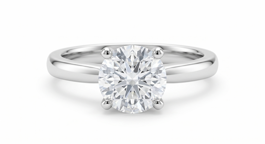 GRA Moissanite Round Shape Halo Ring B – GRARG002