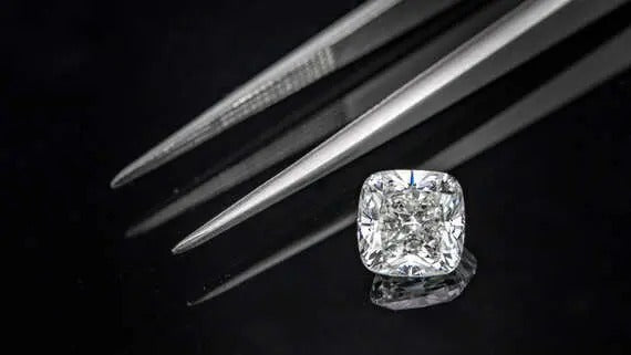 GRA Certified Cushion Cut Moissanite Diamond 7.00 MM 2.00 Carat | D Color VVS1 Clarity