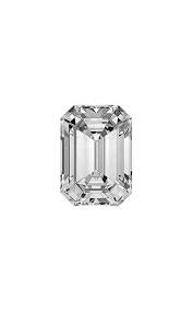 GRA Certified Emerald Cut Moissanite Diamond 5x7 MM 1.00 Carat | D Color VVS1 Clarity