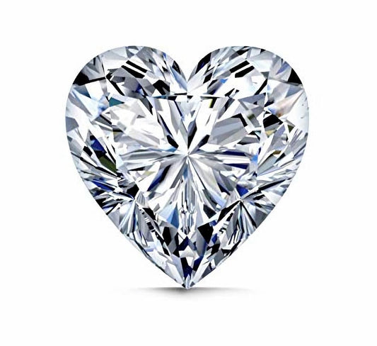 IGI Certified 3.38ct Heart Lab Grown Diamond 10MM D VVS1
