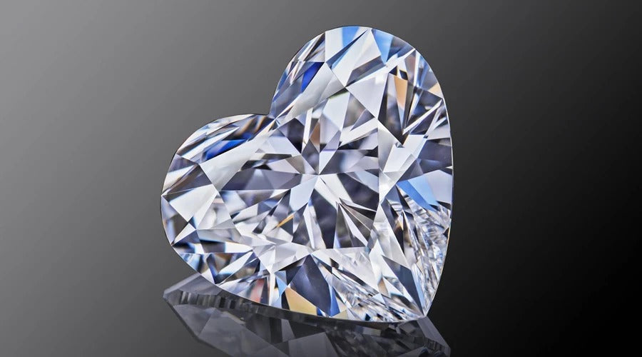 GRA Certified Heart Cut Moissanite Diamond 8.00 MM 2.00 Carat | D Color VVS1 Clarity