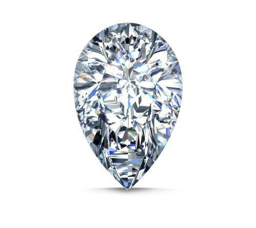 IGI Certified 5ct Pear Lab Grown Diamond 5 Carat D VVS1