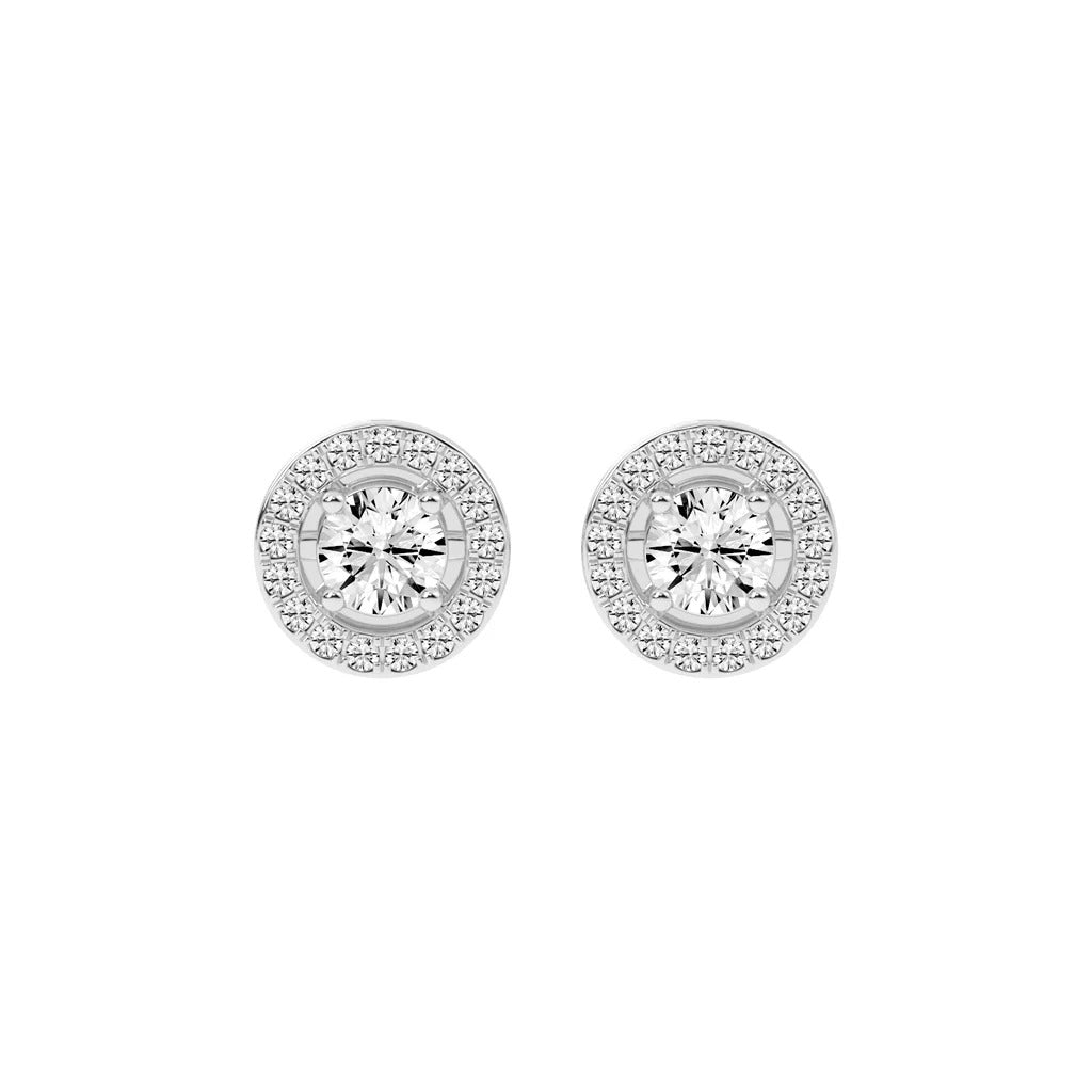 GRA Moissanite Round Shape Huggie Hoop Earrings B – GRAWE010