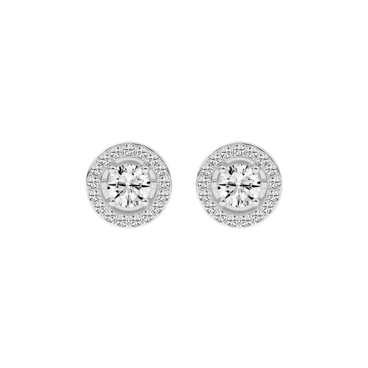 GRA Moissanite Round Shape Huggie Hoop Earrings B – GRAWE010