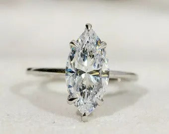 GRA Moissanite Radiant Shape Solitaire Ring B – GRARG018