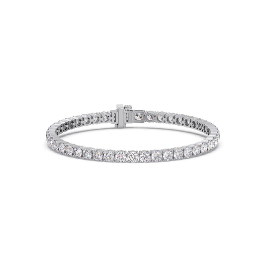GRA Moissanite Round Shape Tennis Bracelet B – GRABL001